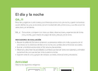 Ejemplo Evaluación Programas - OA11 - El día y la noche