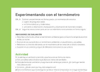 Ejemplo Evaluación Programas - OA - Experimentando con el termómetro