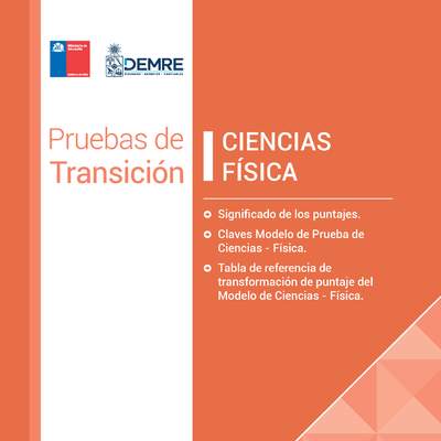 Respuestas Modelo de Prueba de Ciencias - Técnico Profesional (2021)