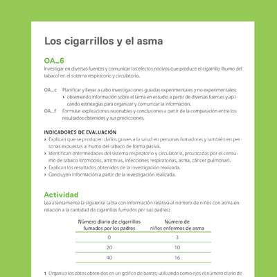 Ejemplo Evaluación Programas - OA06 - Los cigarrillos y el asma