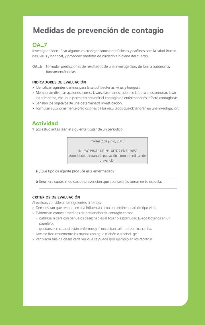 Ejemplo Evaluación Programas - OA07 - Medidas de prevención de contagio