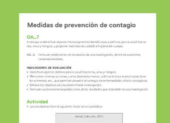 Ejemplo Evaluación Programas - OA07 - Medidas de prevención de contagio