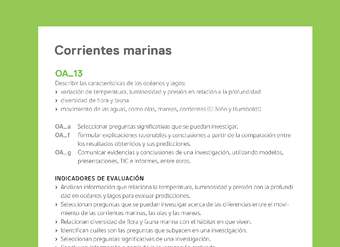 Ejemplo Evaluación Programas - OA13 - Corrientes marinas
