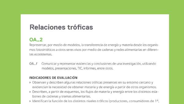 Ejemplo Evaluación Programas - OA02 - Relaciones tróficas