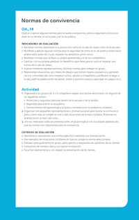Ejemplo Evaluación Programas - OA14 - Normas de convivencia 2
