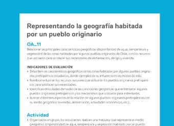 Ejemplo Evaluación Programas - OA11 - Representando la geografía habitada por un pueblo originario