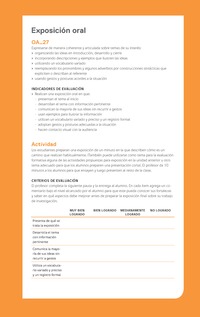 Ejemplo Evaluación Programas - OA27 - Exposición oral