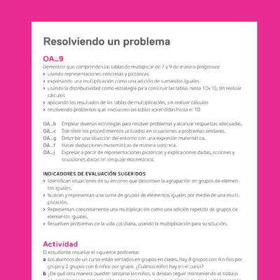 Evaluación Programas - MA03 OA09 - U3 - Resolviendo un problema Evaluación Programas - MA03 OA09 - U3 - Resolviendo un problema