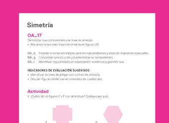 Evaluación Programas - MA04 OA17 - U3 - Simetría