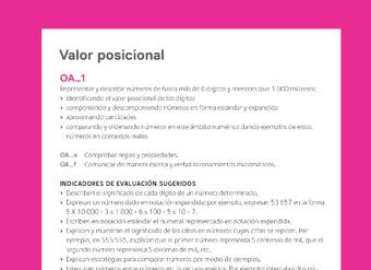 Evaluación Programas - MA05 OA01 - U1 - Valor posicional