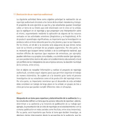 Evaluación Programas - LE2M OA10 - OA22 - U2 - REALIZACIÓN DE UN REPORTAJE AUDIOVISUAL Evaluación Programas - LE2M OA10 - OA22 - U2 - REALIZACIÓN DE UN REPORTAJE AUDIOVISUAL