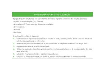 Evaluación Programas - CN08 OA10 - U3 - CONSTRUYENDO CIRCUITOS ELÉCTRICOS