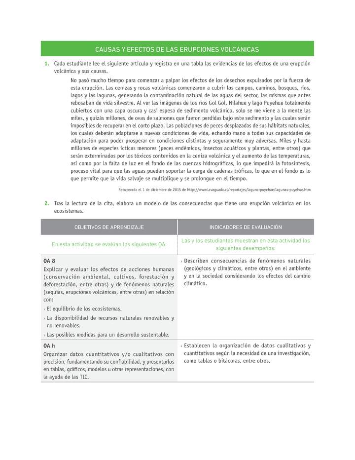 Evaluación Programas - CN1M - OA08 - U4 - CAUSAS Y EFECTOS DE LAS ERUPCIONES VOLCÁNICAS
