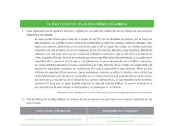 Evaluación Programas - CN1M - OA08 - U4 - CAUSAS Y EFECTOS DE LAS ERUPCIONES VOLCÁNICAS