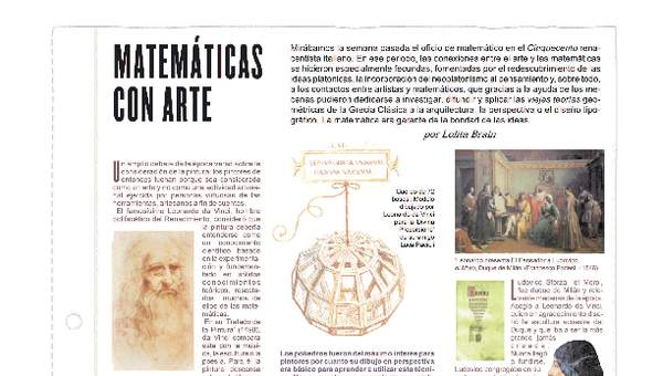 Matemáticas con arte