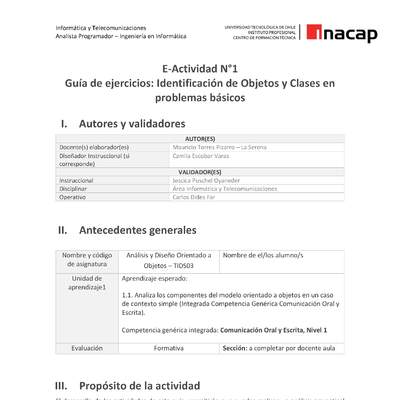 Curso: Programación orientada a objetos - 01 TIDS03_U1_EA1