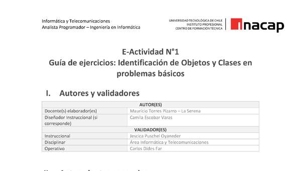 Curso: Programación orientada a objetos - 01 TIDS03_U1_EA1