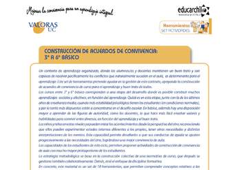 Construcción de acuerdos de convivencia 3° Y 4° Básico-OA7