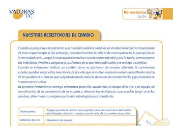 Nuestras resistencia_cambio Orientaciones para profesores