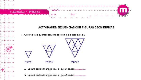 Secuencias con figuras geométricas