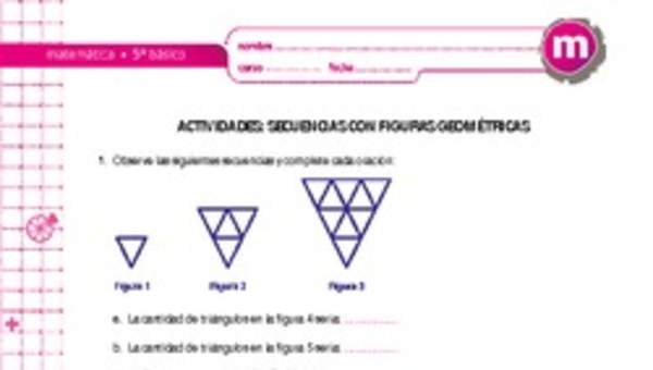 Secuencias con figuras geométricas