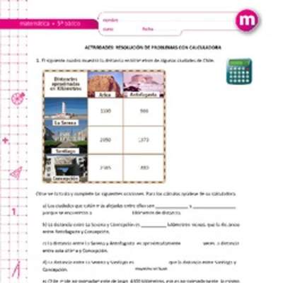 Resolución de problemas con calculadora