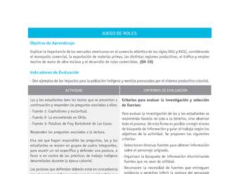 Evaluación Programas - HI08 OA10 - U2 - JUEGO DE ROLES