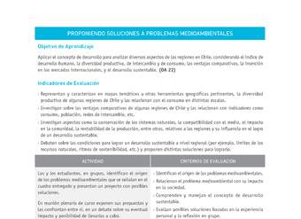 Evaluación Programas - HI08 OA22 - U4 - PROPONIENDO SOLUCIONES A PROBLEMAS MEDIOAMBIENTALES