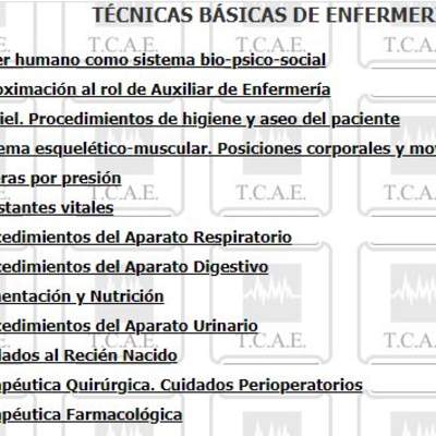 Apuntes: Técnico en Cuidados Auxiliares de enfermería