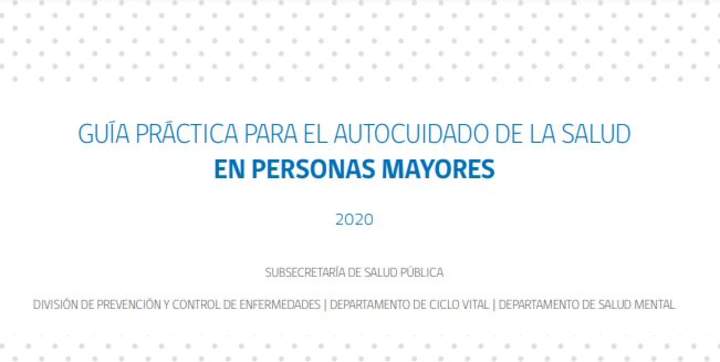 Guía práctica para el autocuidado de la salud en personas mayores