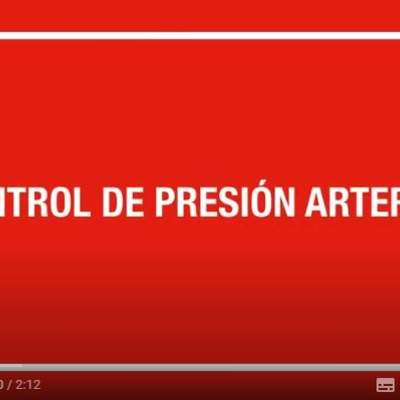 Control de presión arterial