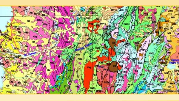 Mapa geológico de Chile, IGM.