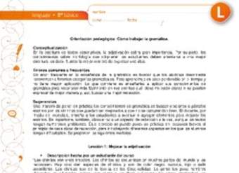 Cómo trabajar la gramática