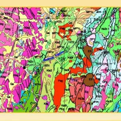 Mapa geológico de Chile, IGM.