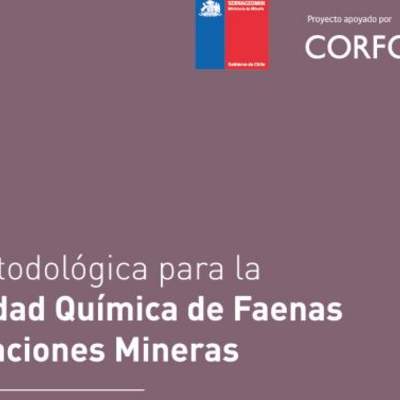 Guía metodológica para la estabilidad química de faenas e instalaciones mineras, SERNAGEOMIN.