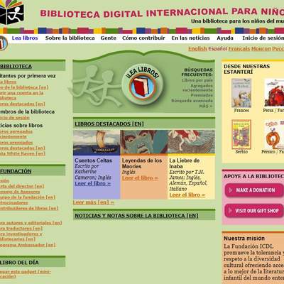 Biblioteca digital internacional para niños