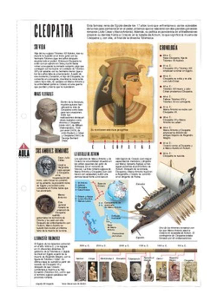 Infografía: Cleopatra