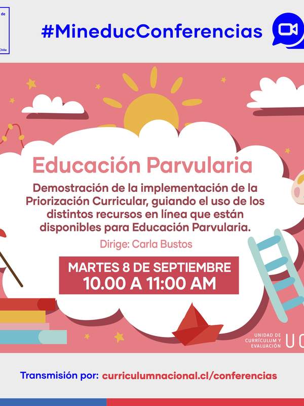 Conferencia virtual: Demostración de Aprendo en línea y herramientas prácticas para la implementación de Educación Parvularia en este contexto.