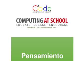 Guía docente: Pensamiento computacional