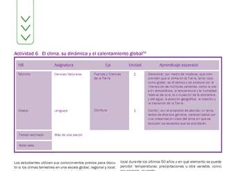 Actividad 6 guía educativa agua 7° y 8° Básico