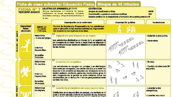 Expresión Corporal y Danza Ficha N° 07