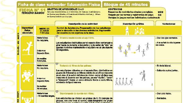 Expresión Corporal y Danza Ficha N° 11