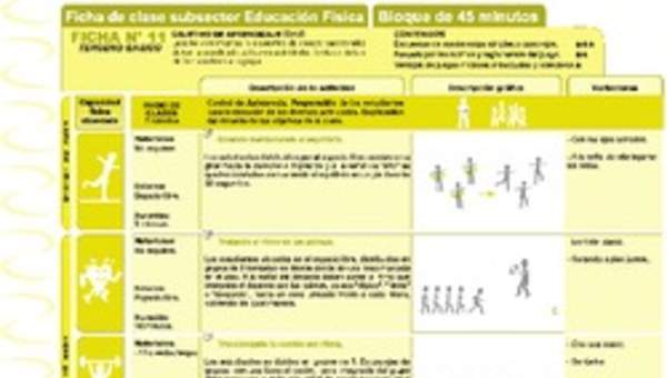 Expresión Corporal y Danza Ficha N° 11