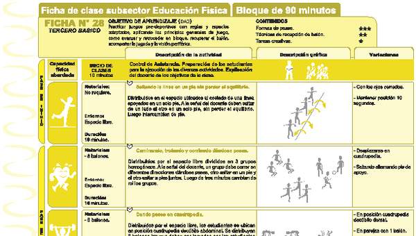 Juegos Predeportivos Ficha N° 28