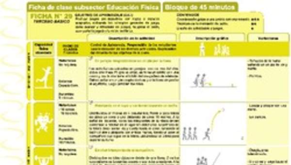 Juegos Predeportivos Ficha N° 29