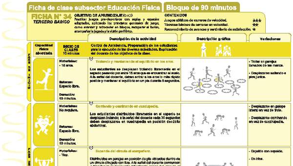 Juegos Predeportivos Ficha N° 34