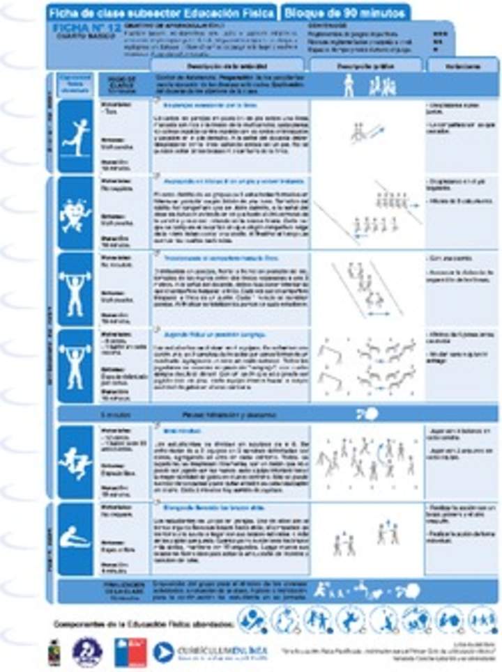 Juegos Predeportivos Ficha N° 12