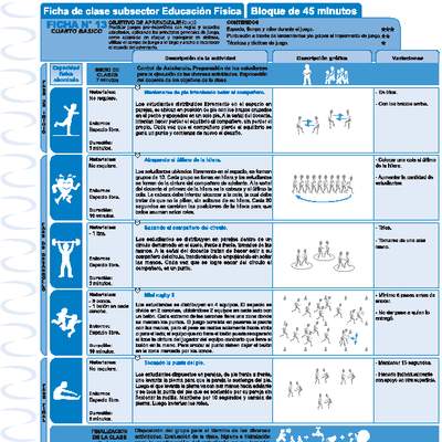 Juegos Predeportivos Ficha N° 13