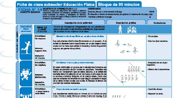 Juegos Predeportivos Ficha N° 14