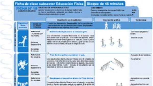 Expresión Corporal y Danza Ficha N° 19